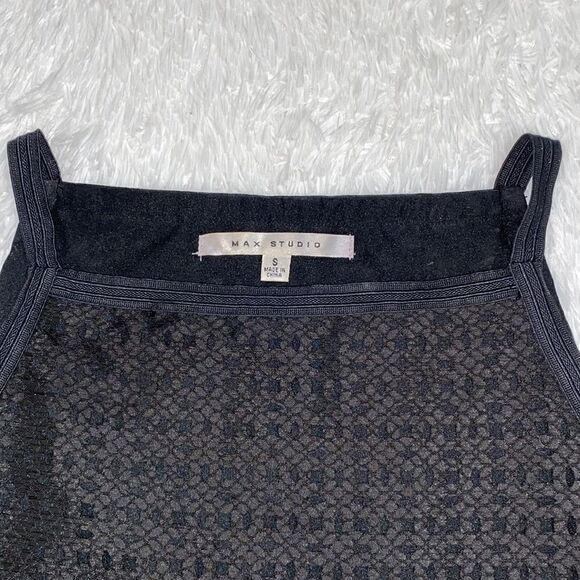 Max Studio Eye lit Black Sleeveless Dress,(Size Small) - Picture 4 of 5
